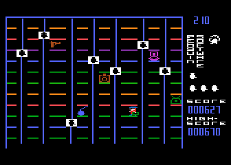 Original Spy's Demise on C64